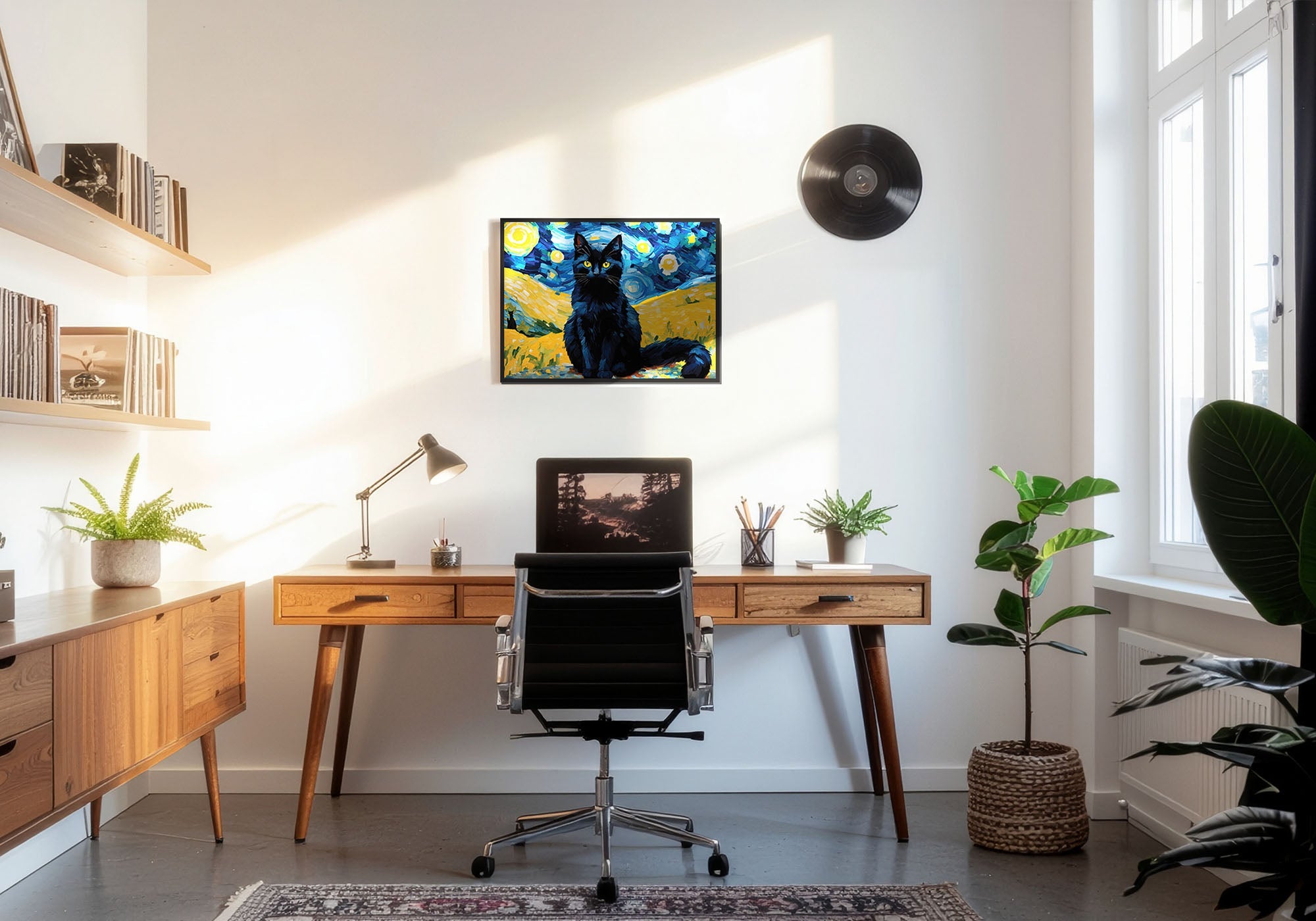 Creative Energy home office wall art - expressive canvas for generative work