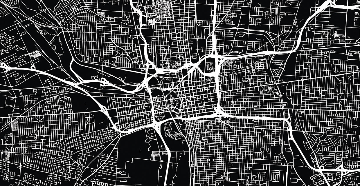 Columbus Ohio City Street Maps