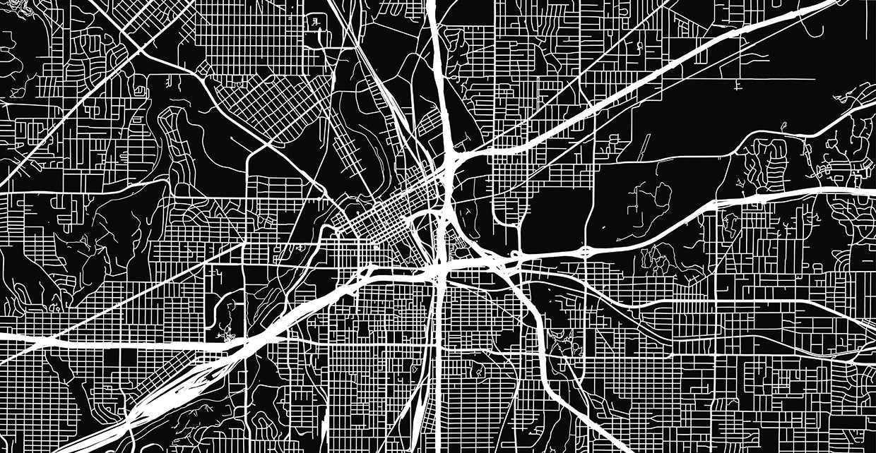 Fort Worth Texas Street Maps
