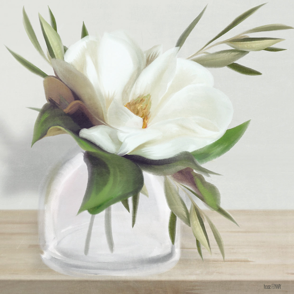 Vintage Magnolia Bloom