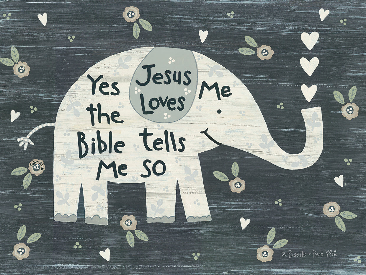 Jesus Loves Me Elephant