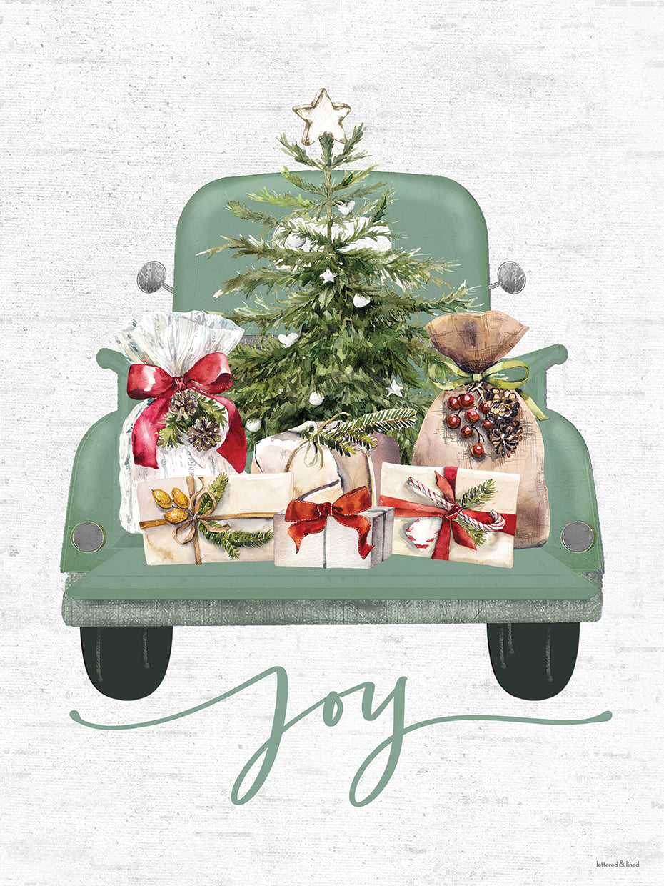 Christmas Farm Truck - Joy