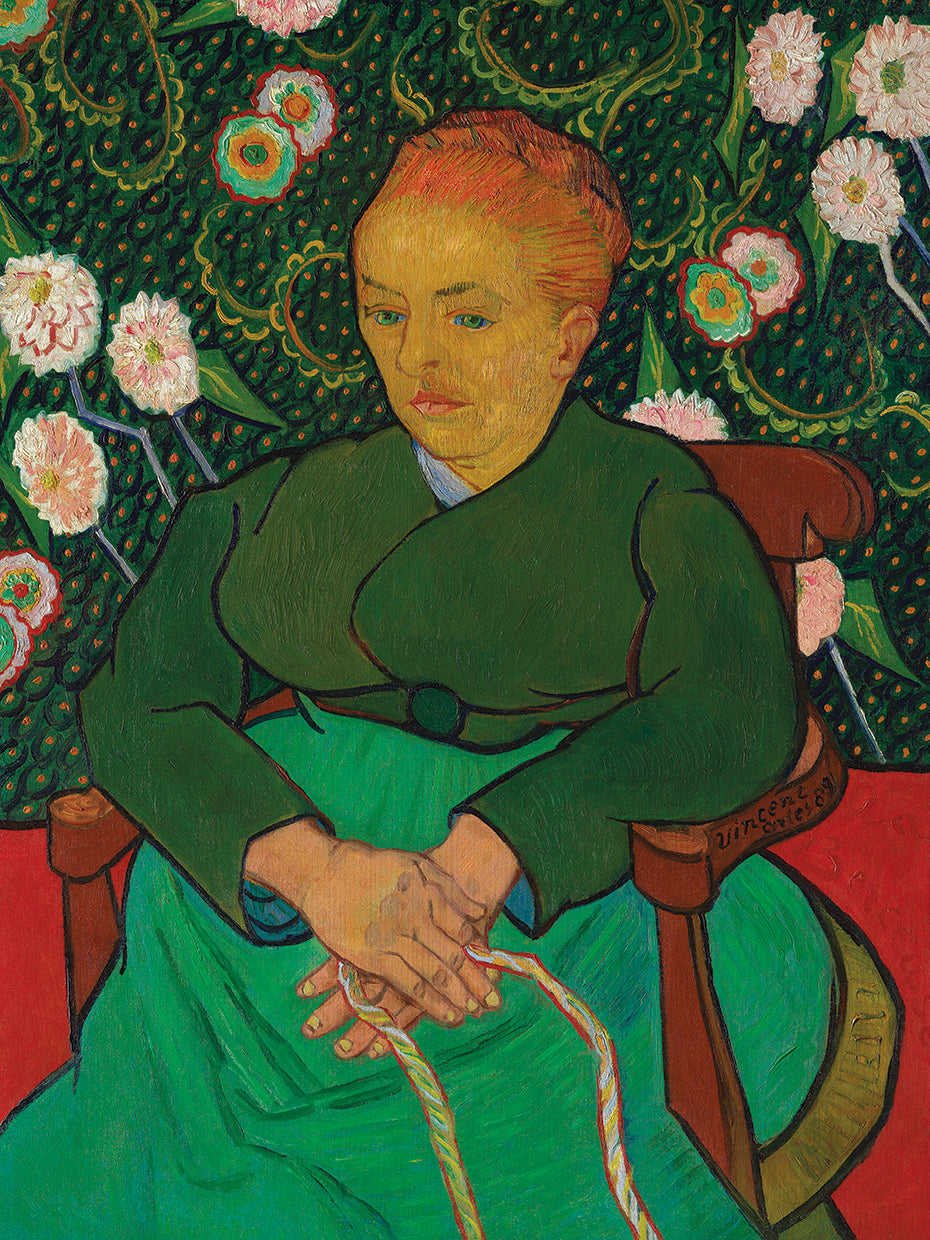 Woman Rocking a Cradle