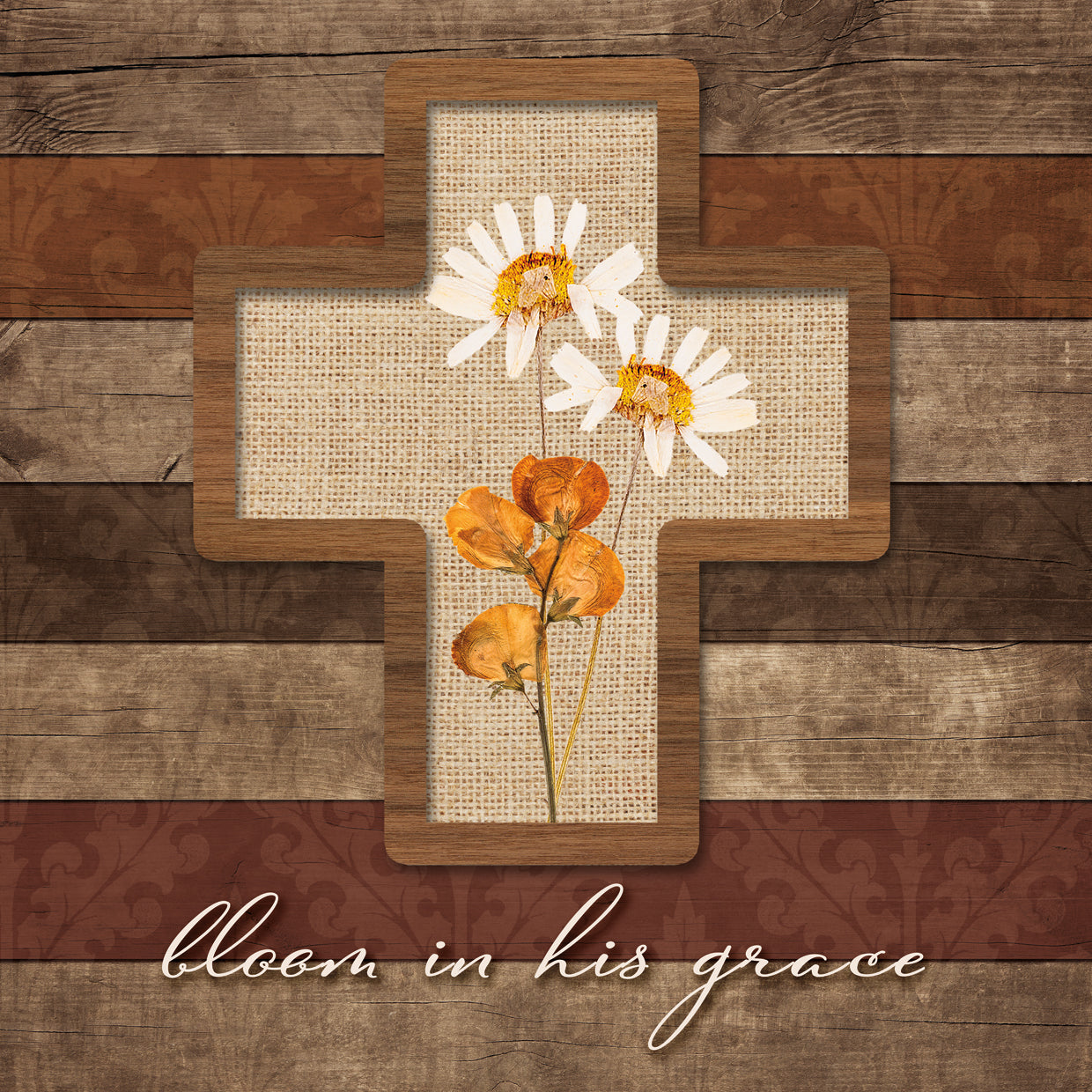 Bloom In His Grace Brown