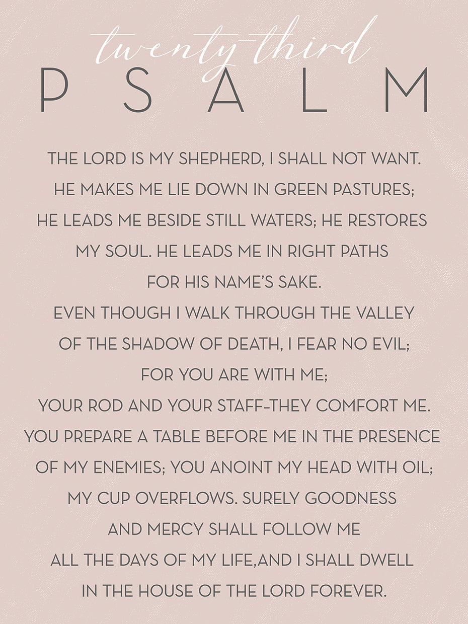 The Lord Is My Shepherd