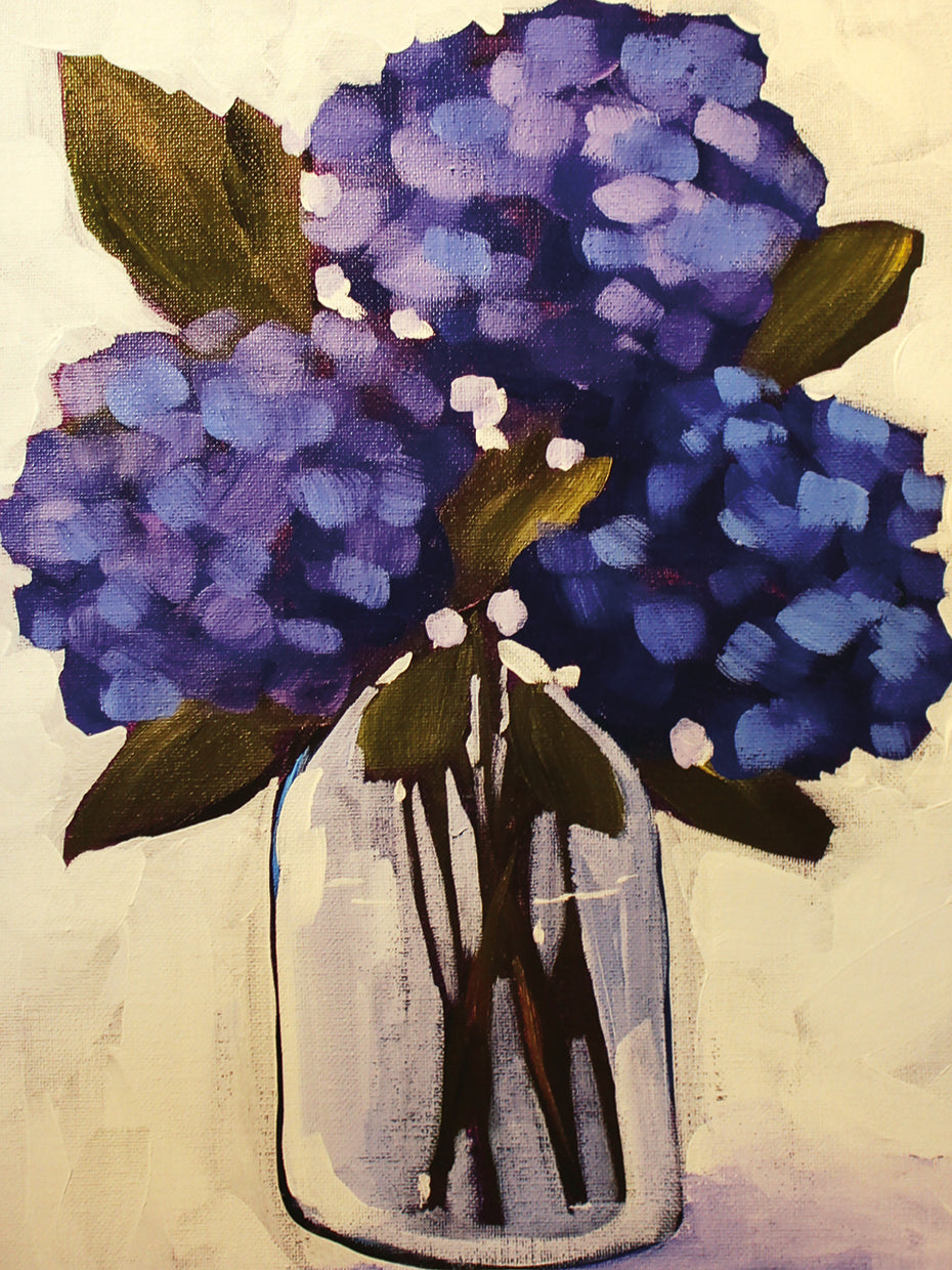 Blue Hydrangeas
