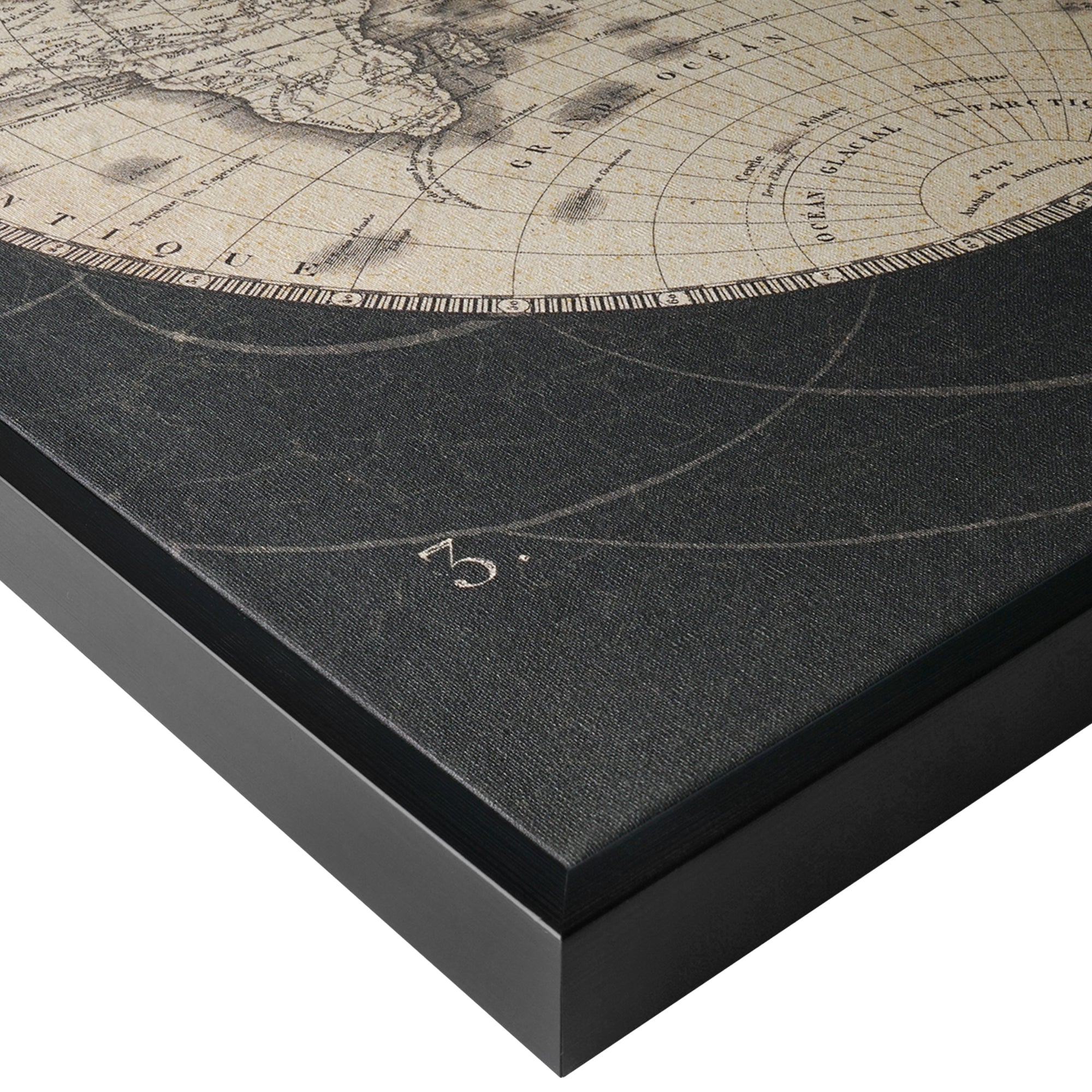 Linen - French World Map I