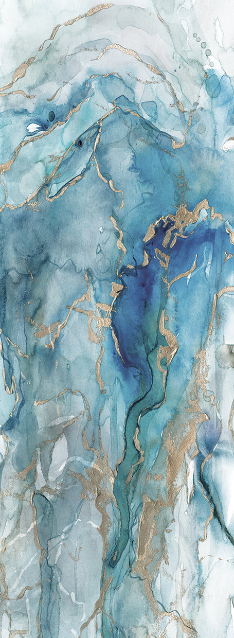 Abstract Lapis Light Panel I by Carol Robinson - larger sizes handcrafted wall art work on large canvas & framed canvas prints