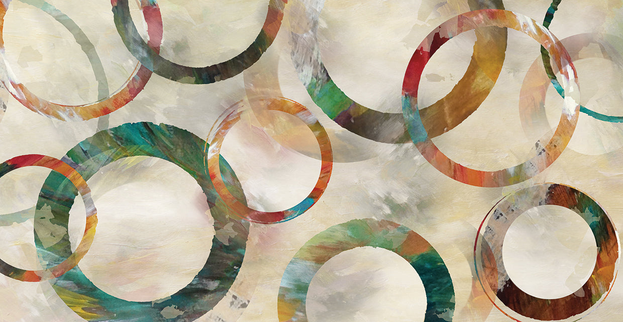 Rings Galore by Nan - top quality wall art work on large canvas & framed canvas prints