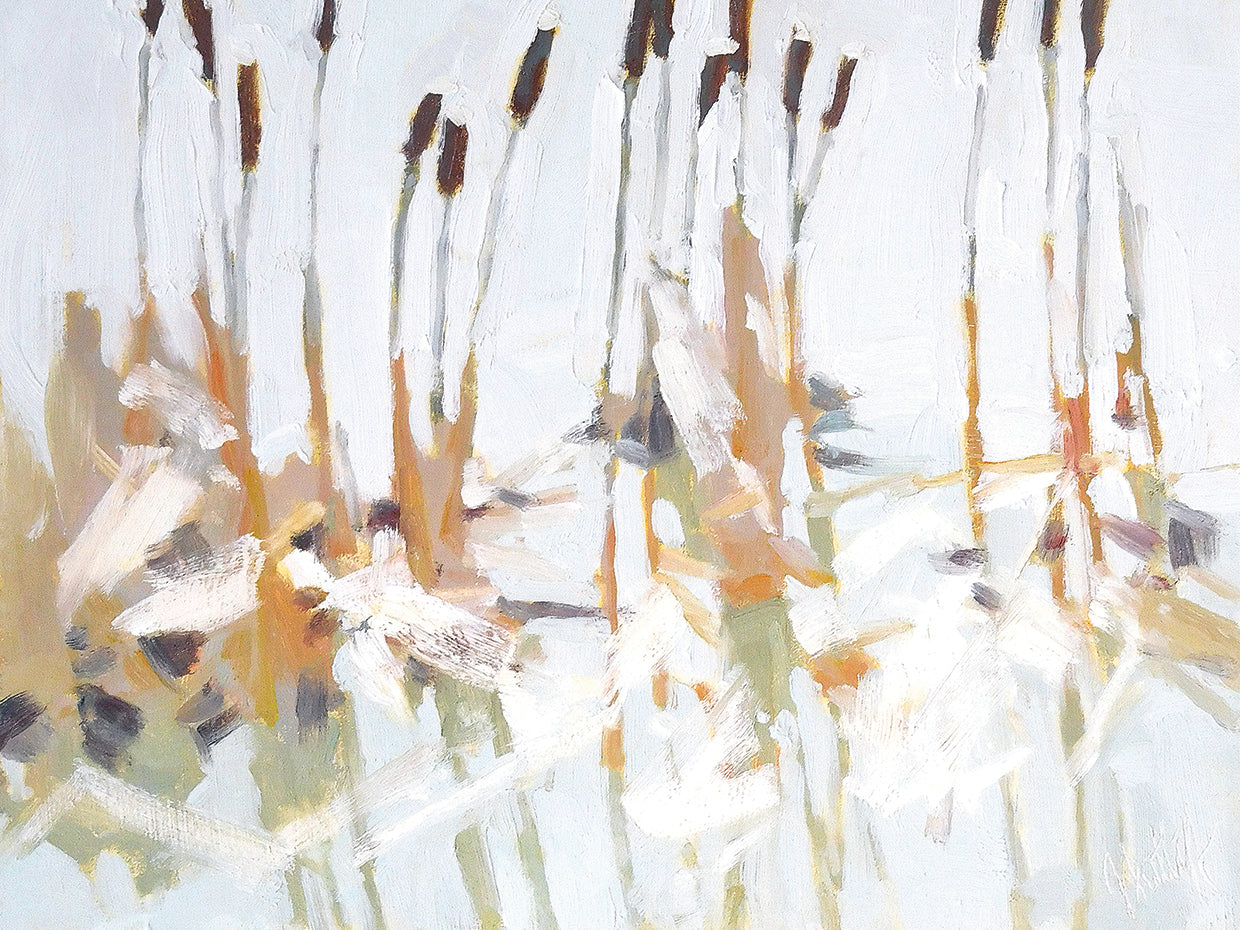 Cattails and Ice