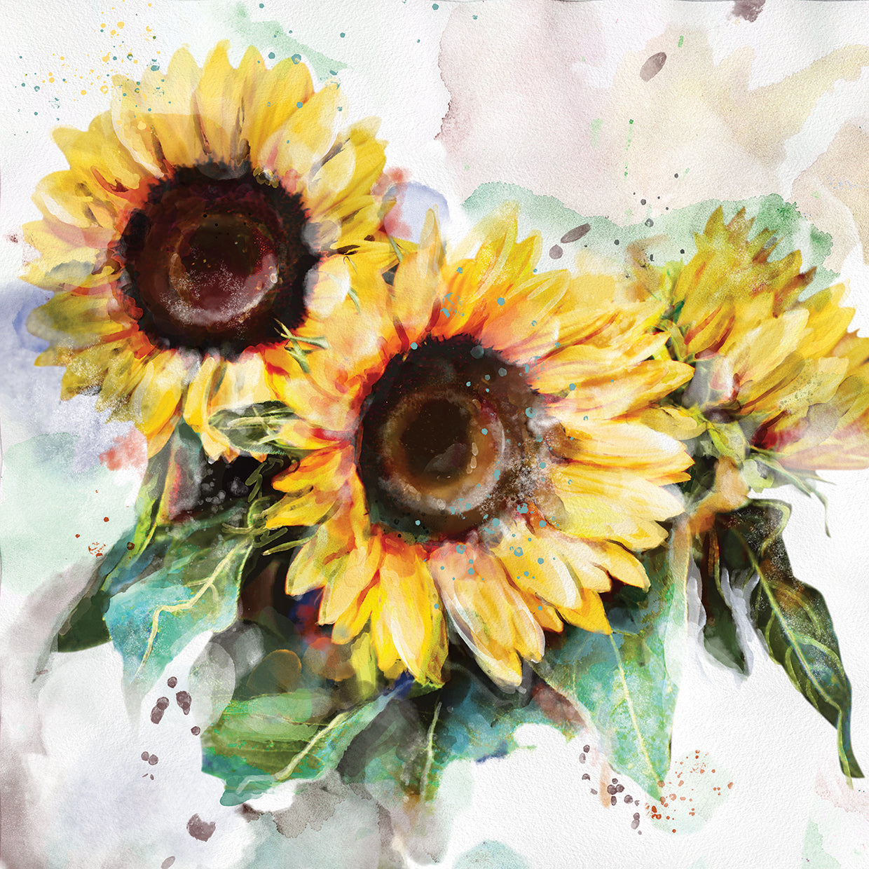Sunflower Trio