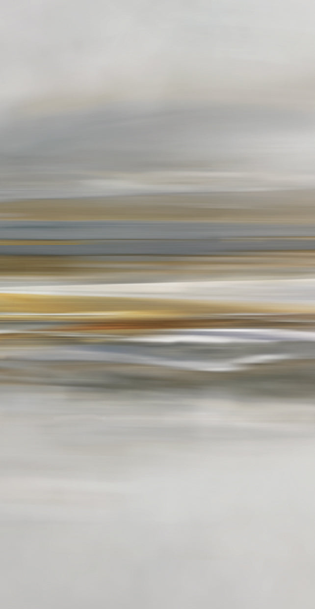 Soft Sea Panel by Nan - handcrafted wall art work on large canvas & framed canvas prints, made to order