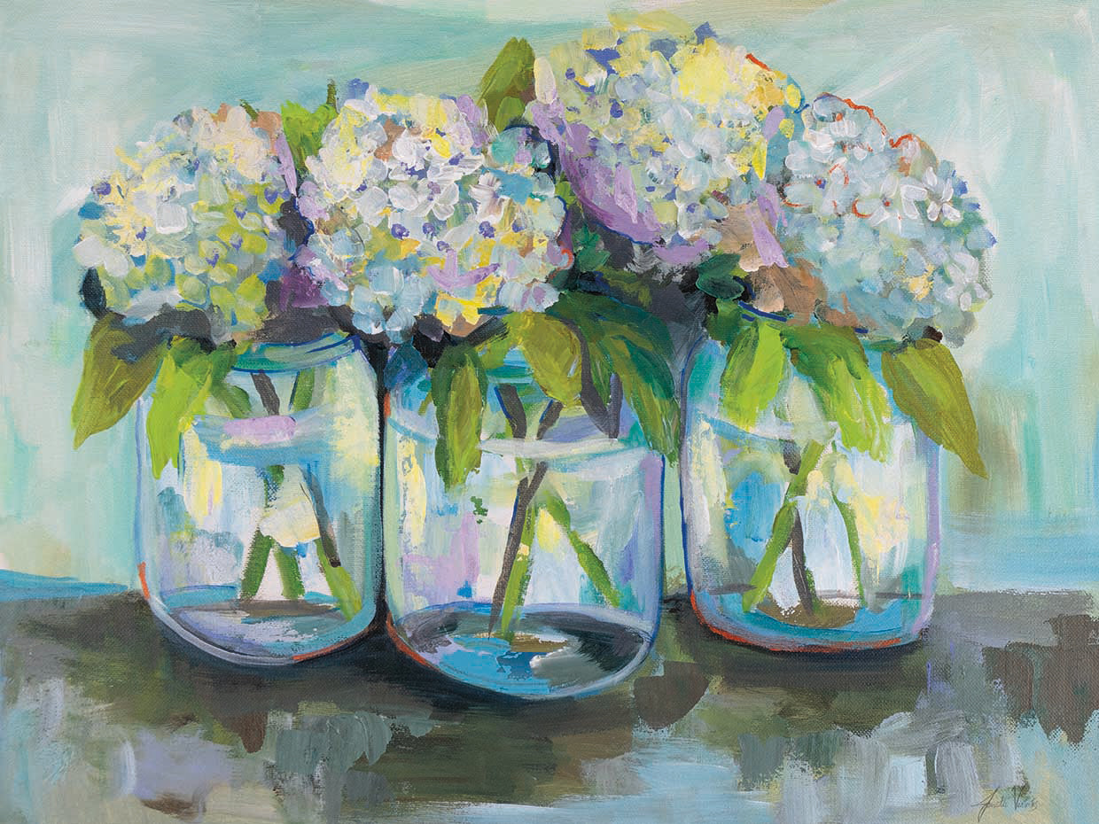 In a Row by Jeanette Vertentes - best quality handcrafted wall art work on large canvas & framed canvas prints