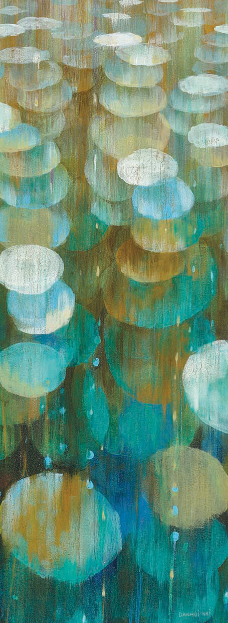 Raindrops III by Danhui Nai - museum quality wall art work on large canvas & framed canvas prints