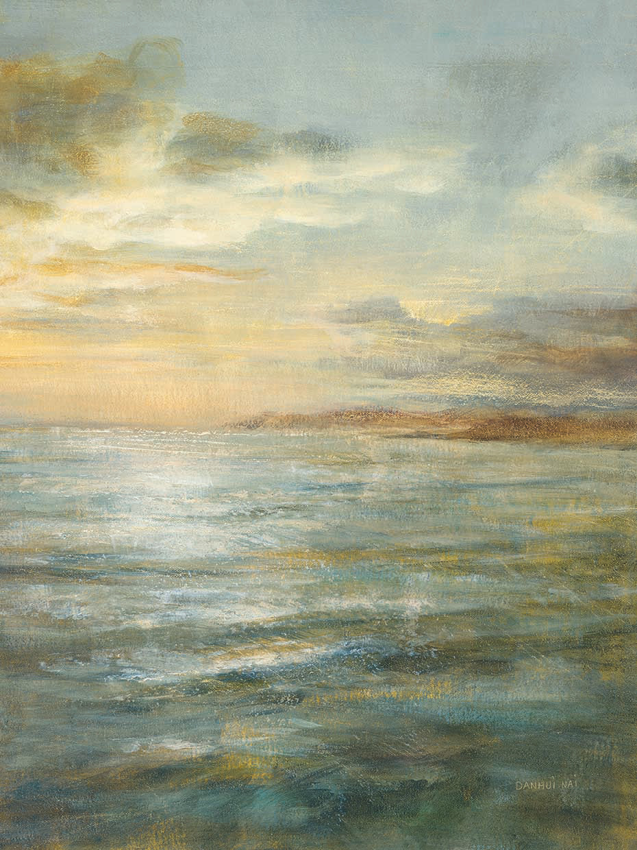 Serene Sea III by Danhui Nai - lowest price wall art work on large canvas & framed canvas prints