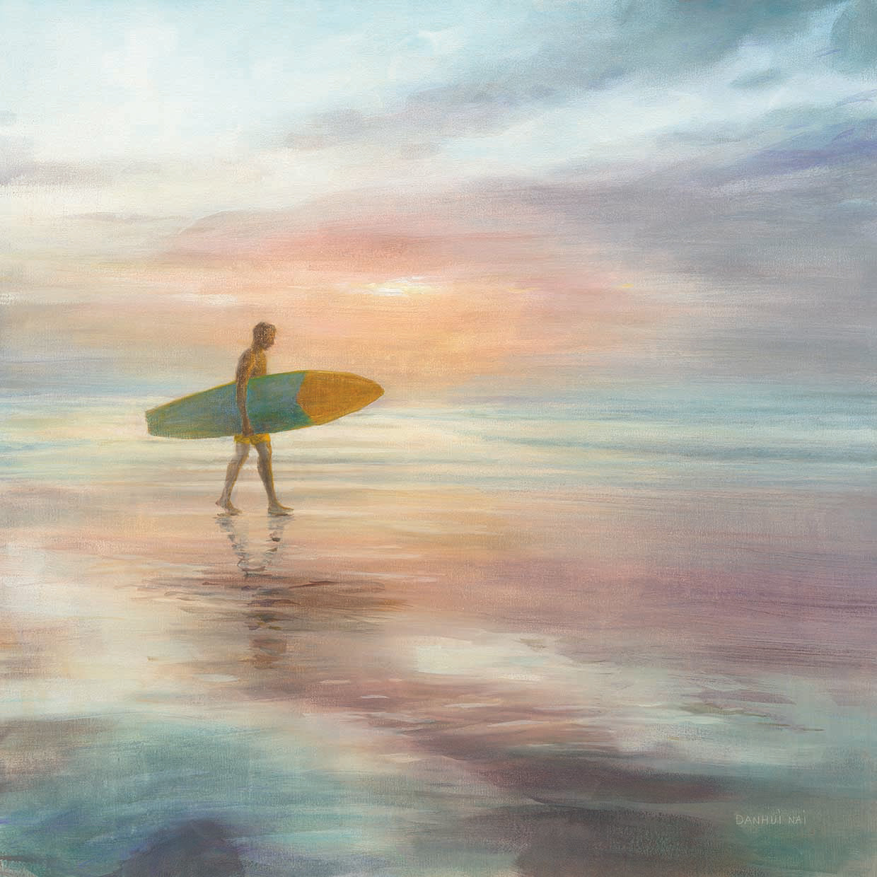 Surfside by Danhui Nai - highest quality handcrafted wall art work on large canvas & framed canvas prints