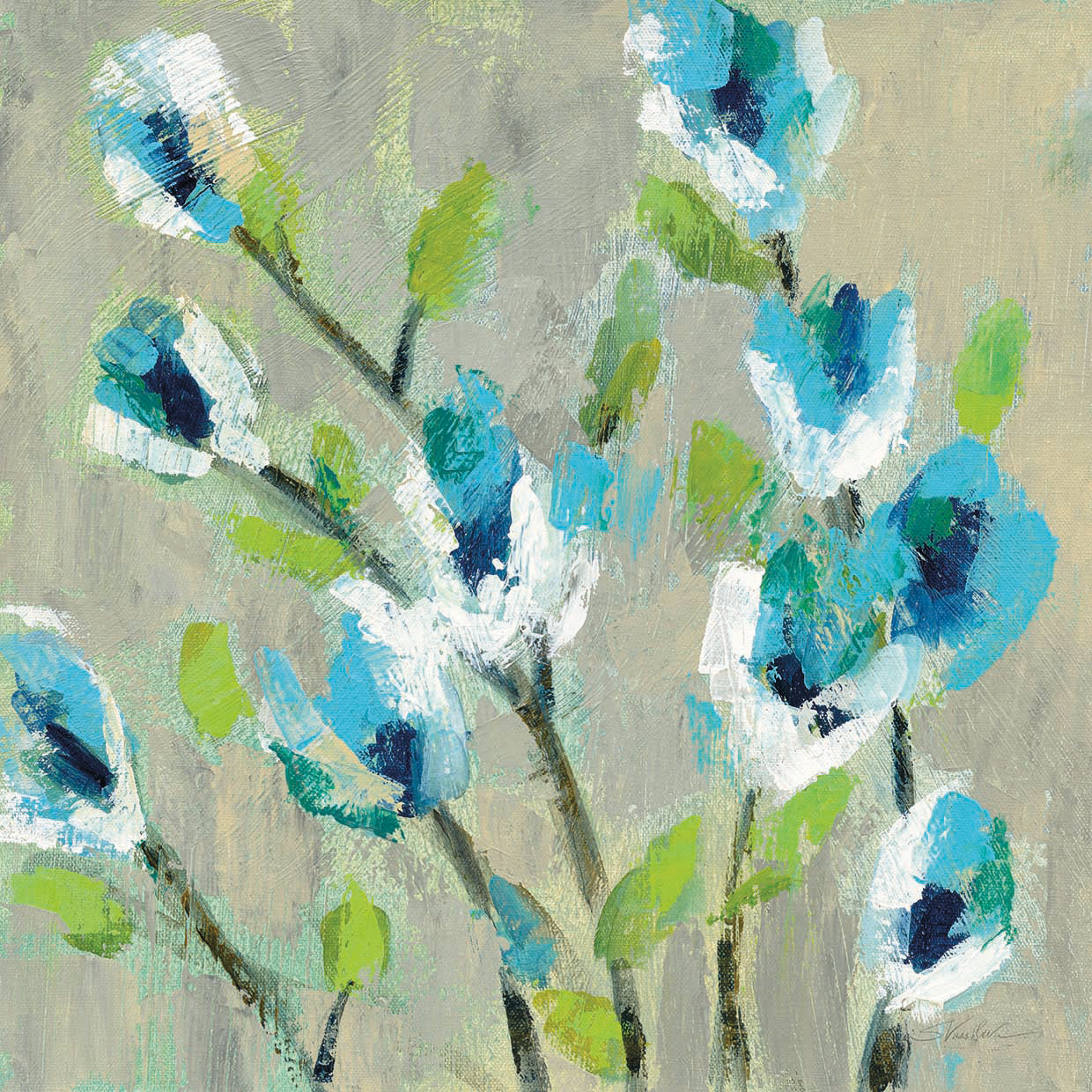 Whimsical Branch II by Silvia Vassileva - top quality wall art work on large canvas & framed canvas prints