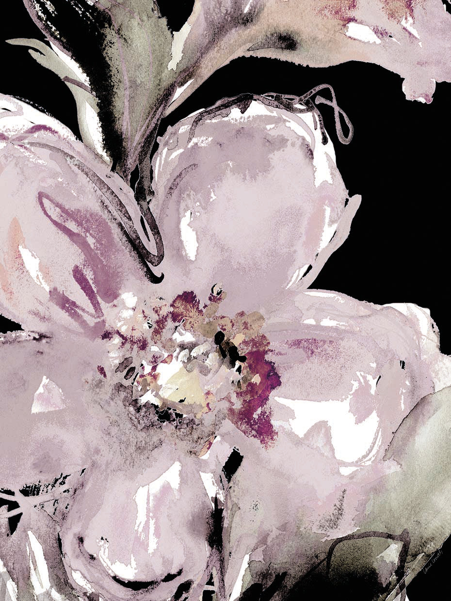 Happy Bloom on Black I