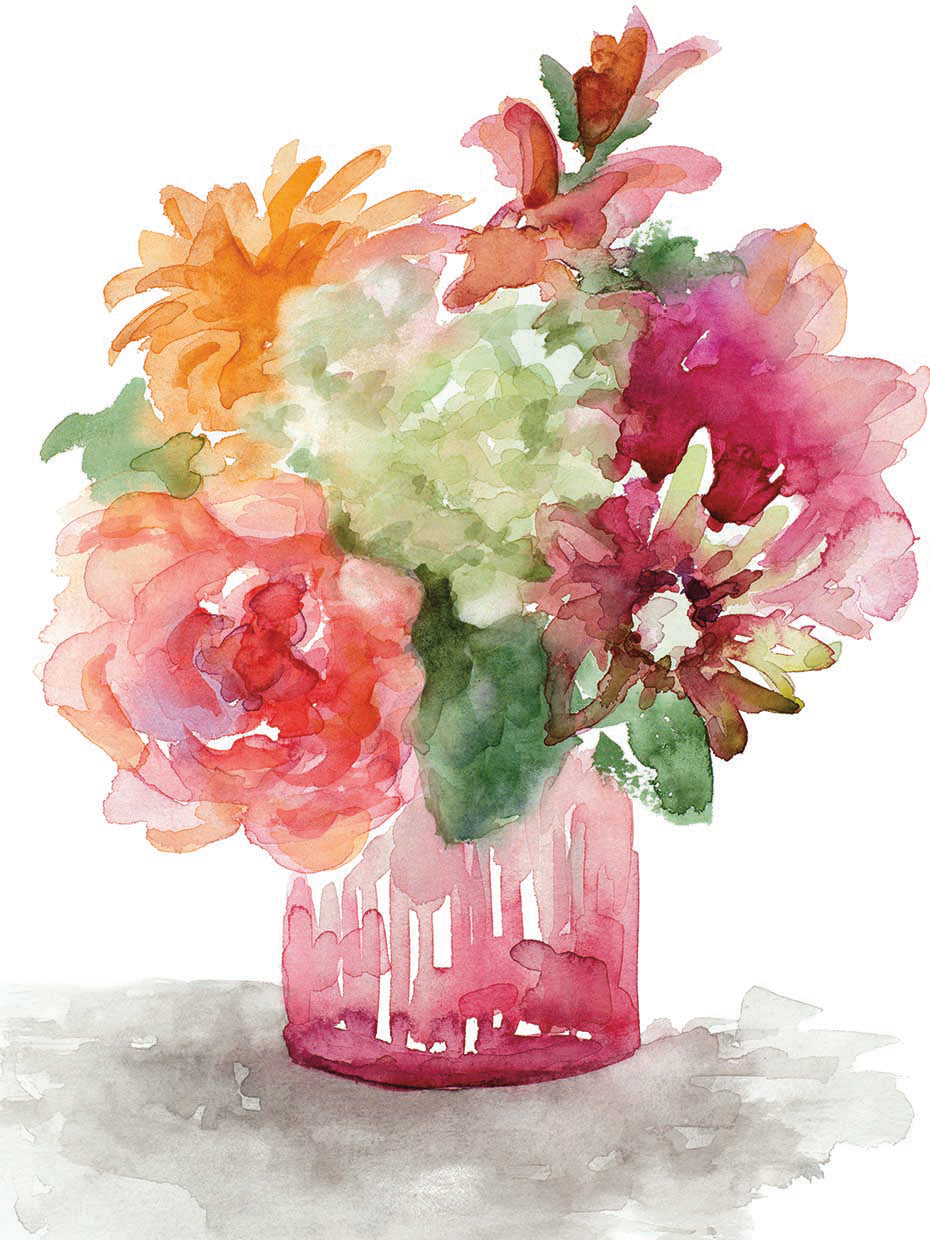 Spring Florals in Vase