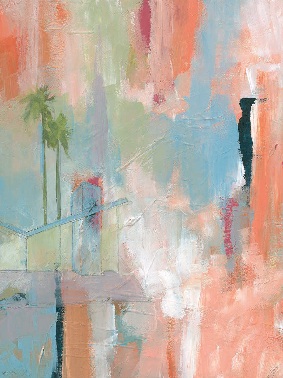 Desert Living 2 by Jan Weiss - highest quality handcrafted wall art work on large canvas & framed canvas prints