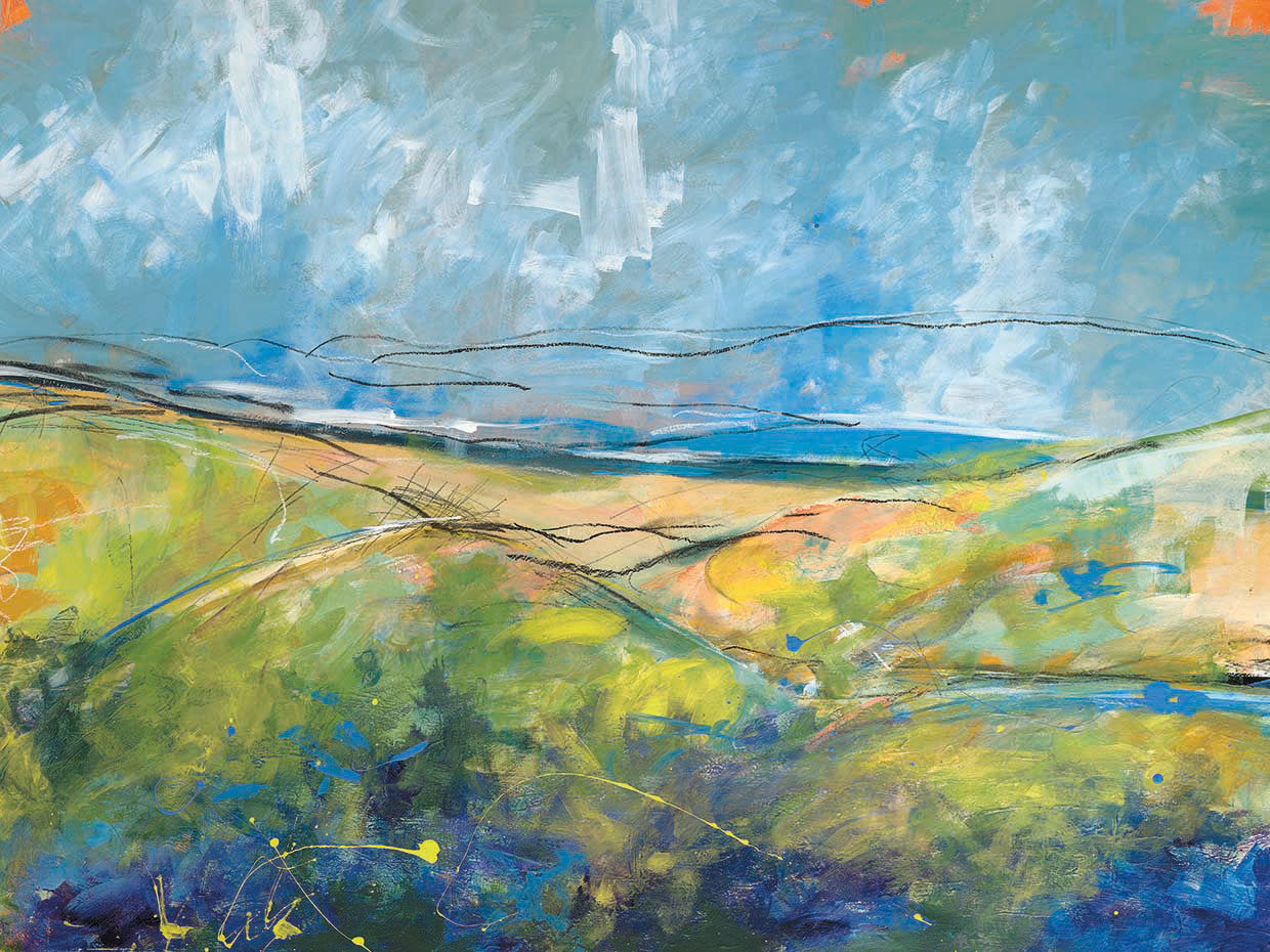 Early Spring Days by Jan Weiss - lowest price wall art work on large canvas & framed canvas prints