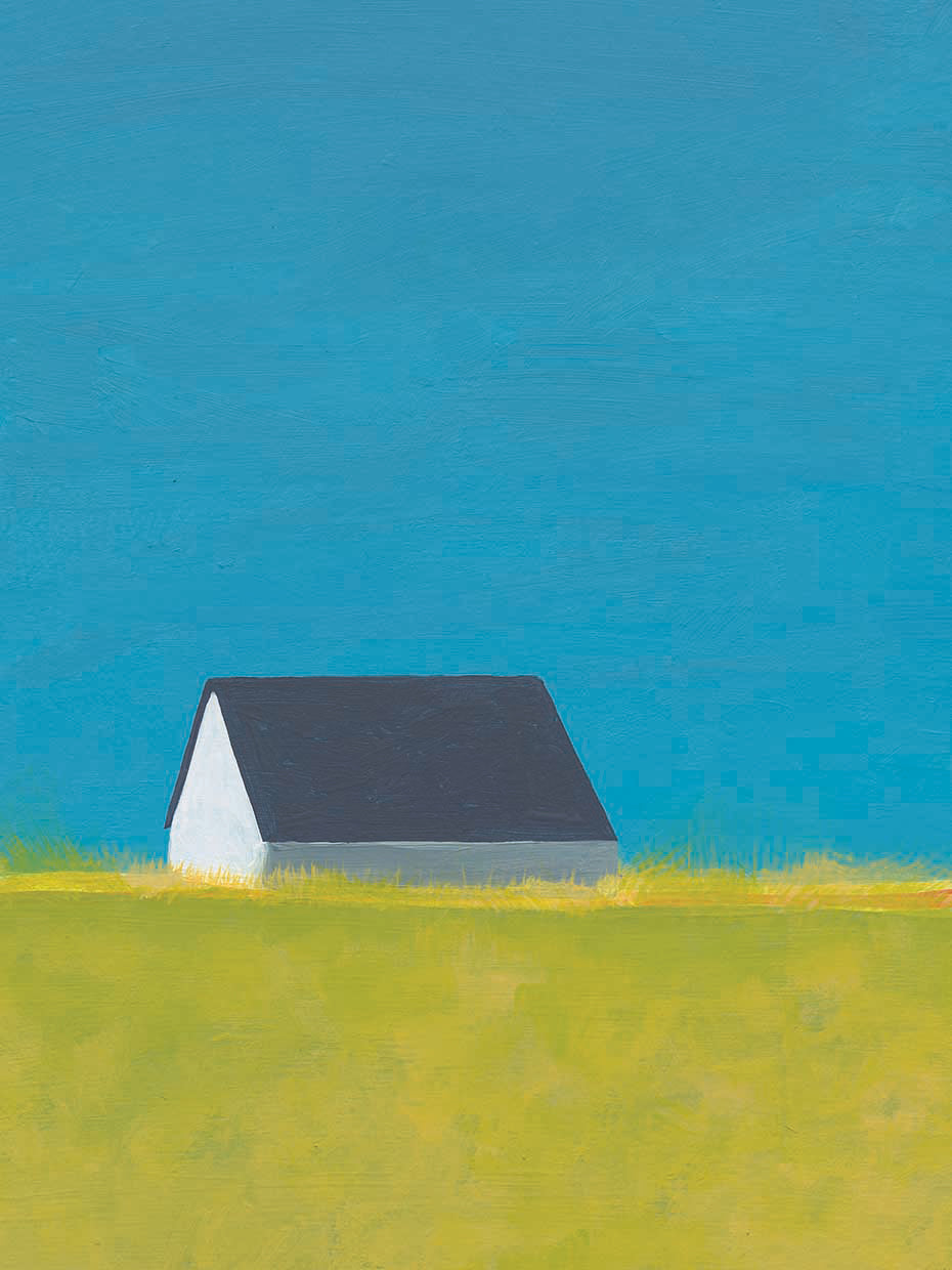 It’s a Farm by Jan Weiss - larger sizes handcrafted wall art work on large canvas & framed canvas prints