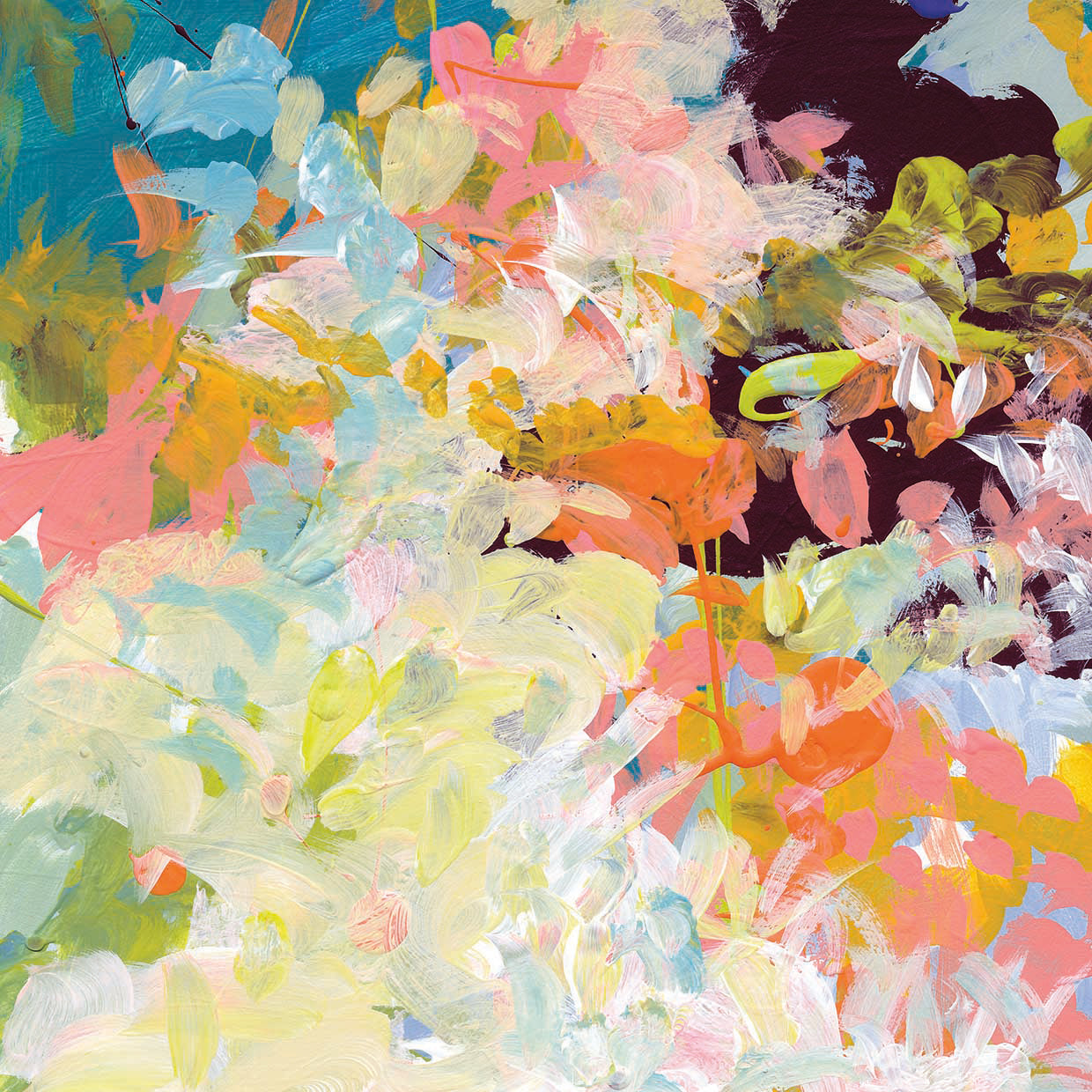 Lunar Freefall 1 by Jan Weiss - top quality wall art work on large canvas & framed canvas prints