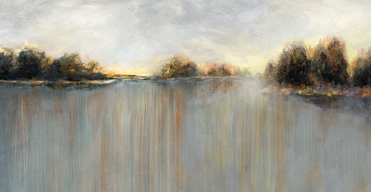 Rain at Dawn by Nan - top quality wall art work on large canvas & framed canvas prints