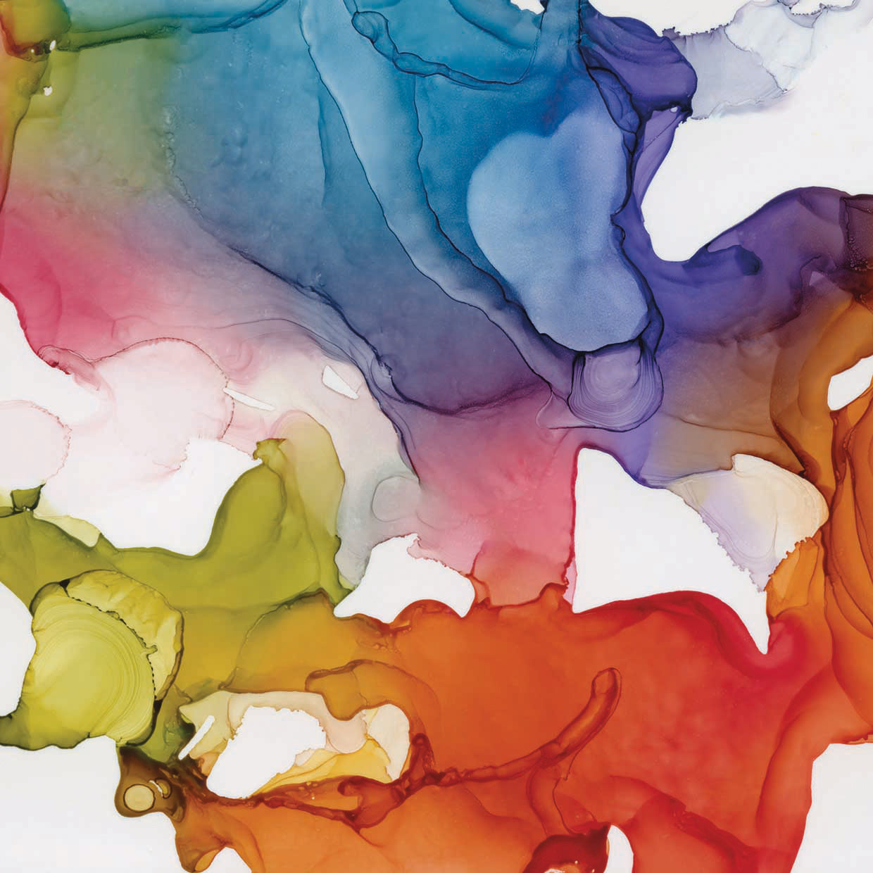 Spectrum Colors II by Carol Robinson - best quality handcrafted wall art work on large canvas & framed canvas prints