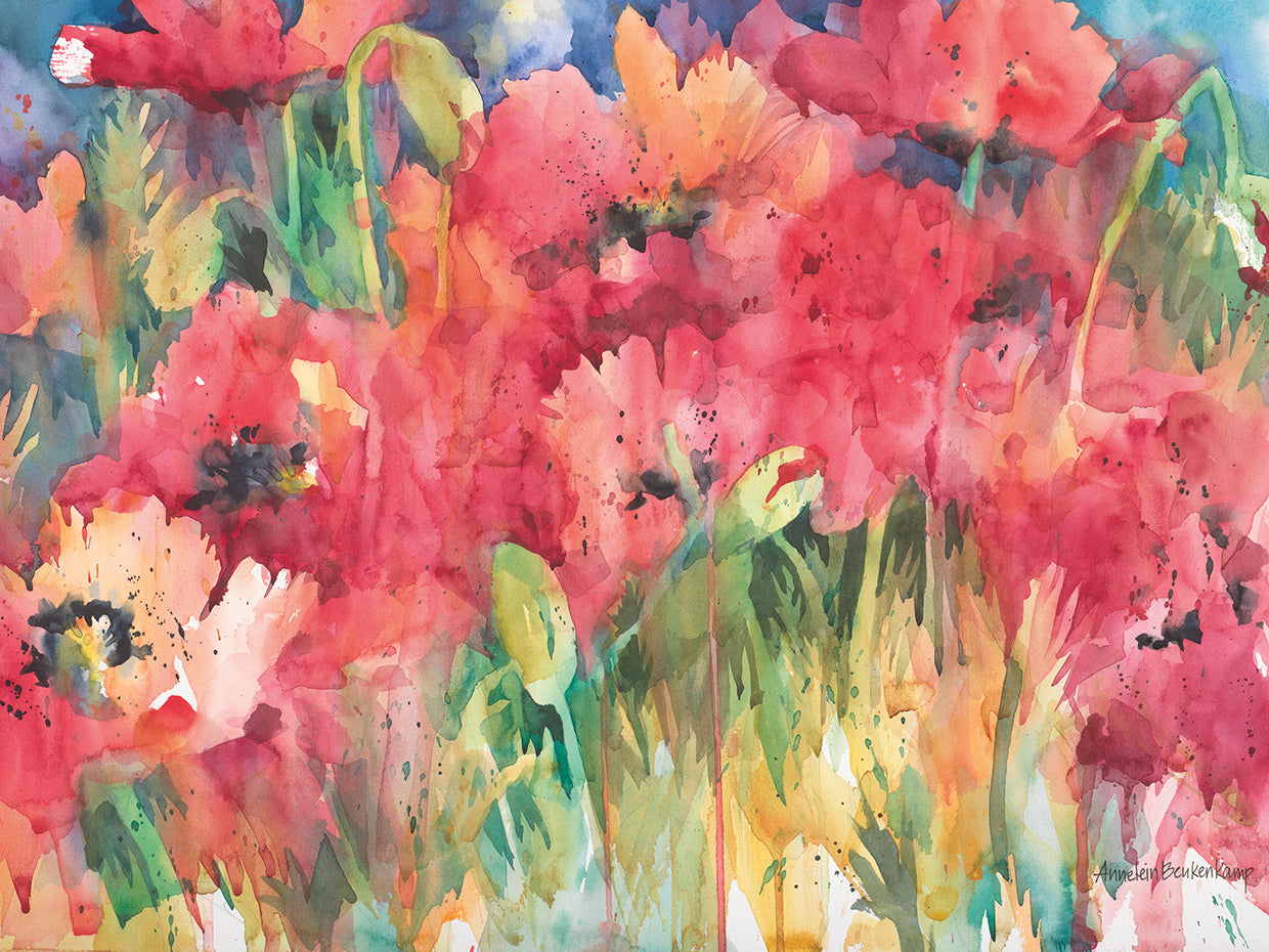 Color Craze by Annelein Beukenkamp - best quality handcrafted wall art work on large canvas & framed canvas prints