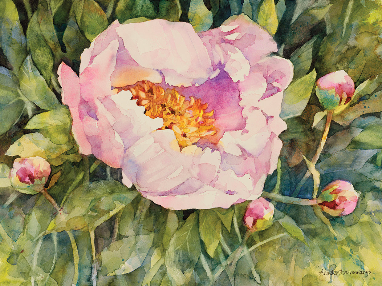 Flowers by Annelein Beukenkamp - museum quality wall art work on large canvas & framed canvas prints