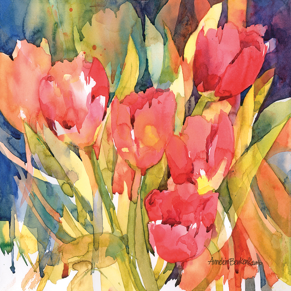 Front N Center by Annelein Beukenkamp - larger sizes handcrafted wall art work on large canvas & framed canvas prints