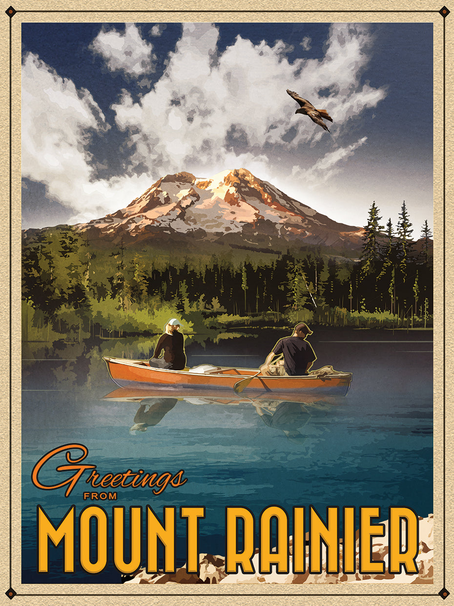 Monte Rainier Lienzo