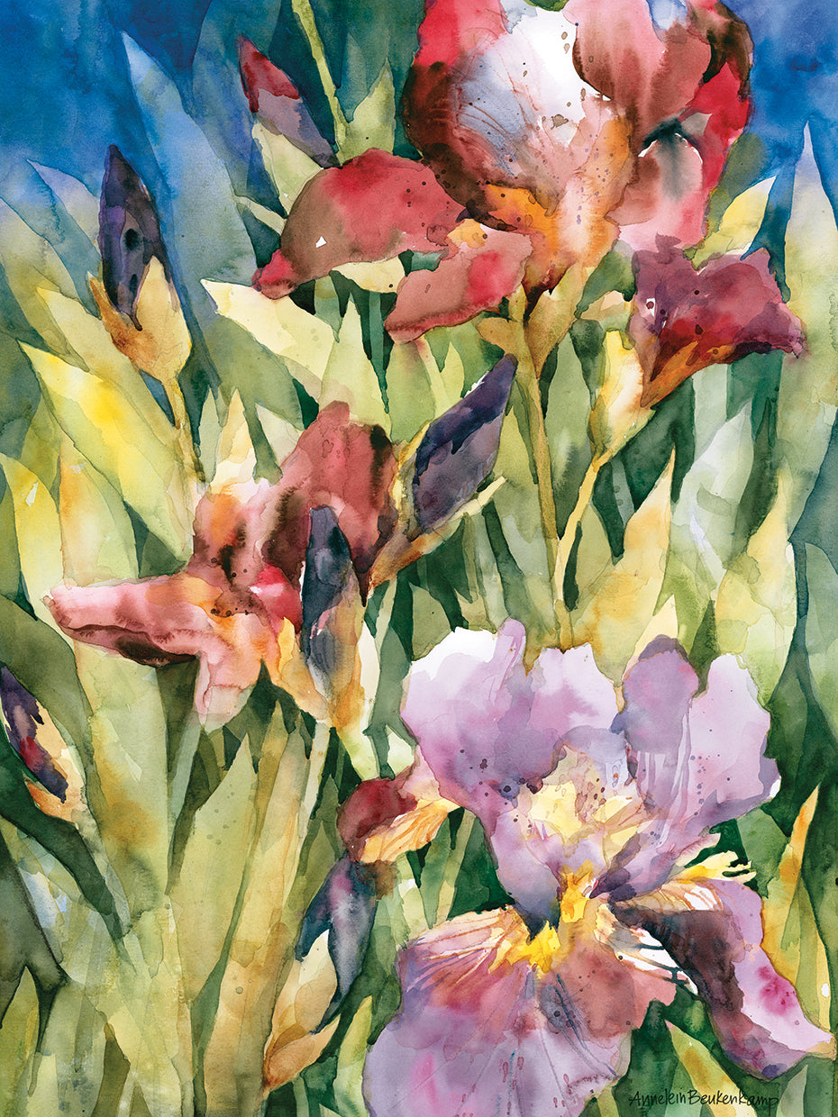 Unfurling by Annelein Beukenkamp - lowest price wall art work on large canvas & framed canvas prints