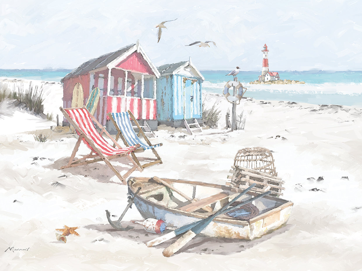 Beach by The Macneil Studio - top quality wall art work on large canvas & framed canvas prints
