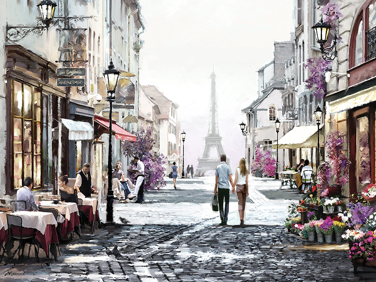 Paris by The Macneil Studio - best quality handcrafted wall art work on large canvas & framed canvas prints