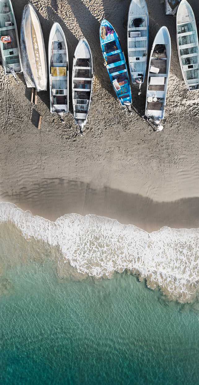 8 Botes by Moises Levy - handcrafted wall art work on large canvas & framed canvas prints, made to order