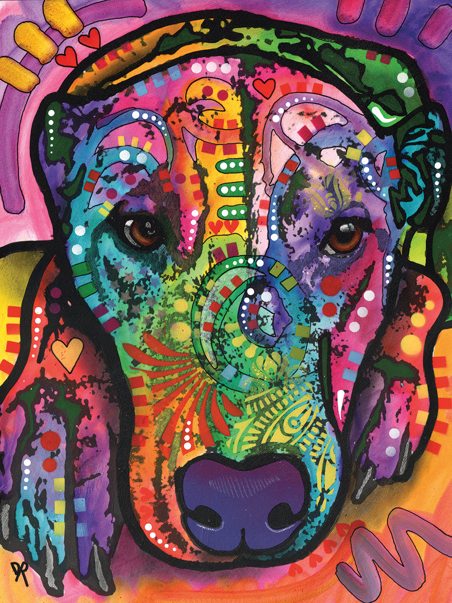 Kaiah by Dean Russo - handcrafted wall art work on large canvas & framed canvas prints, made to order