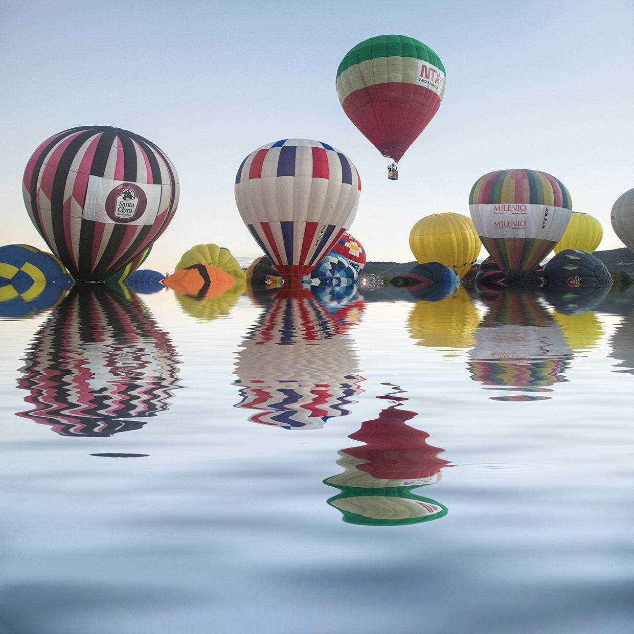 Love is in Air III by Moises Levy - larger sizes handcrafted wall art work on large canvas & framed canvas prints