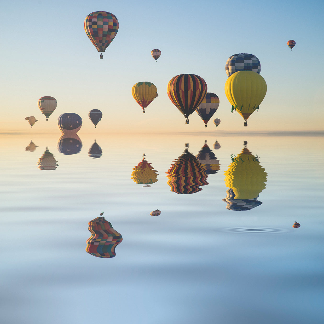 Love is in Air V by Moises Levy - top quality wall art work on large canvas & framed canvas prints