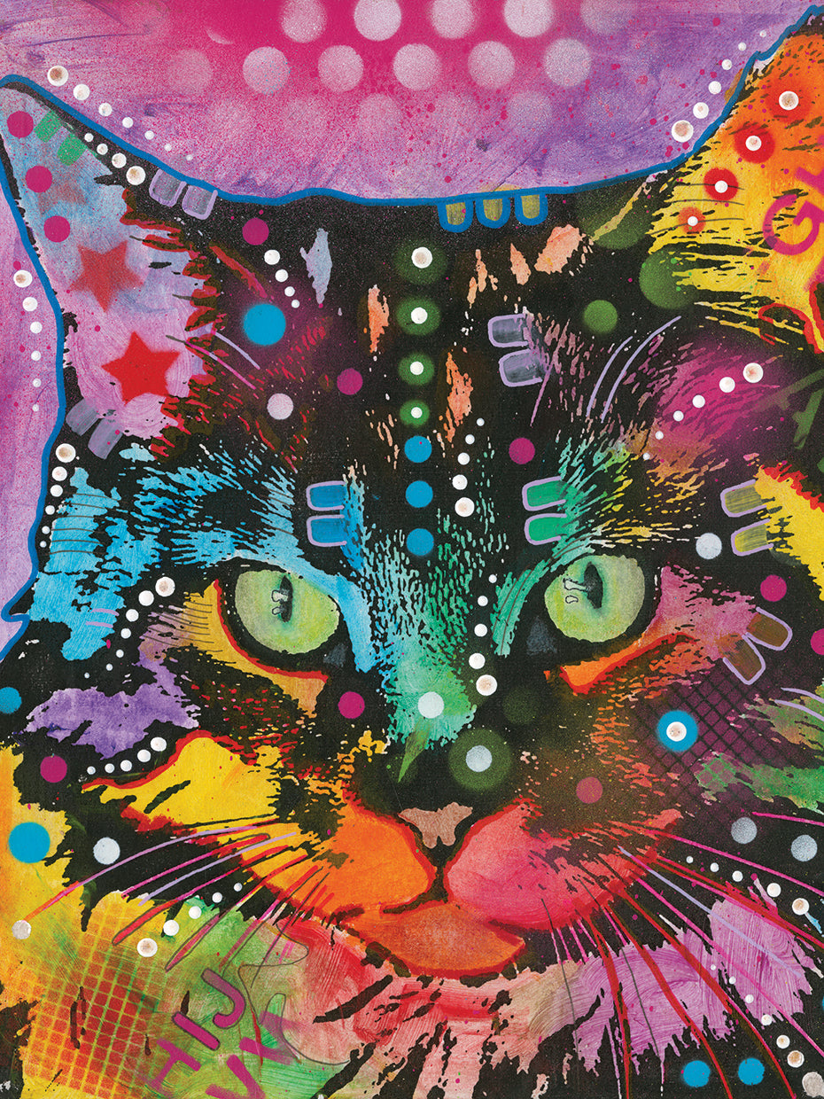 Maya Spot by Dean Russo - larger sizes handcrafted wall art work on large canvas & framed canvas prints