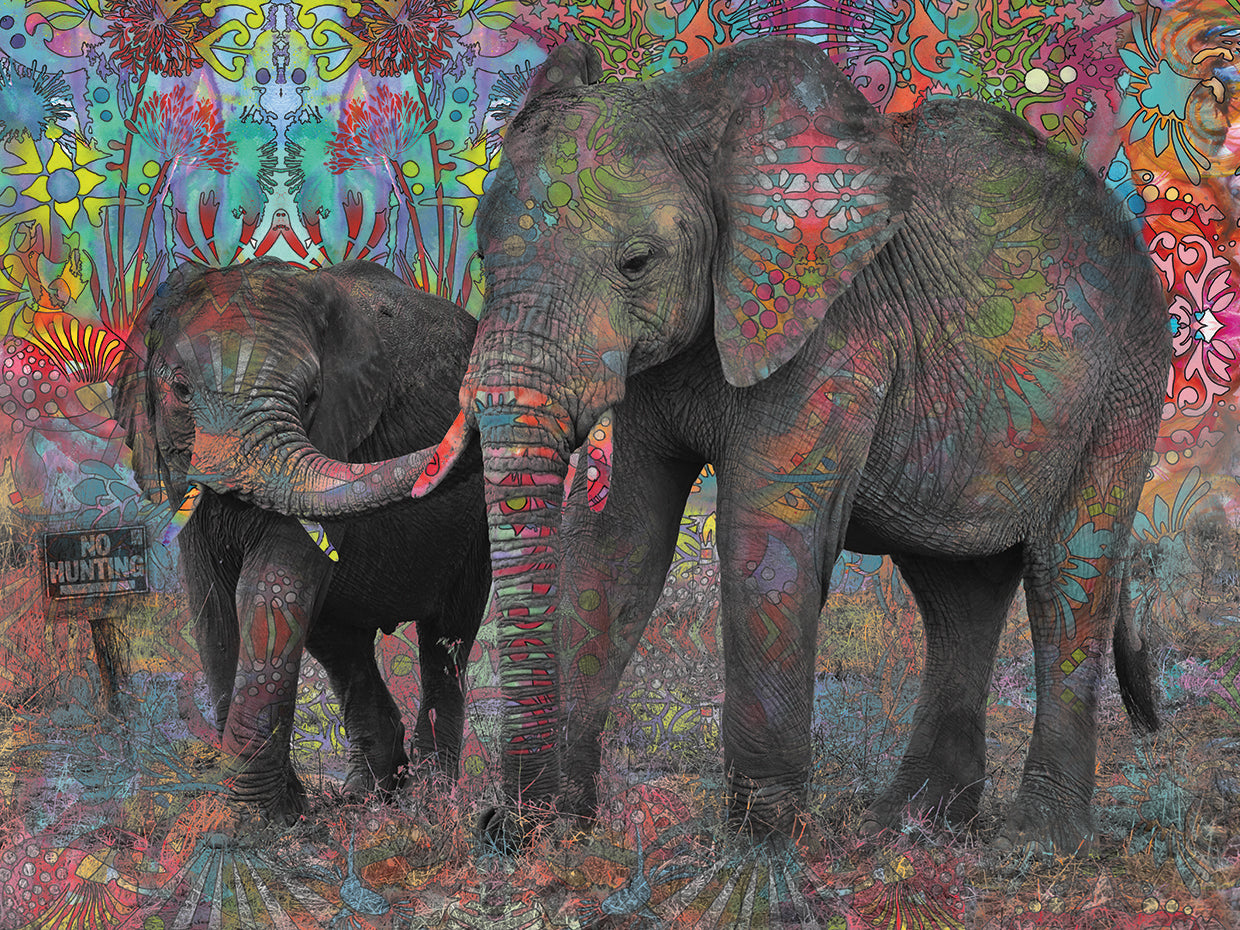 No Hunting by Dean Russo - handcrafted wall art work on large canvas & framed canvas prints, made to order