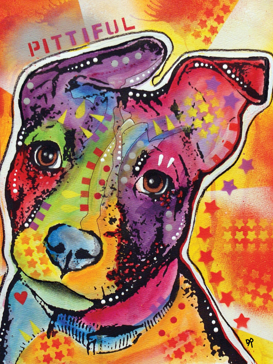Pittiful by Dean Russo - museum quality wall art work on large canvas & framed canvas prints