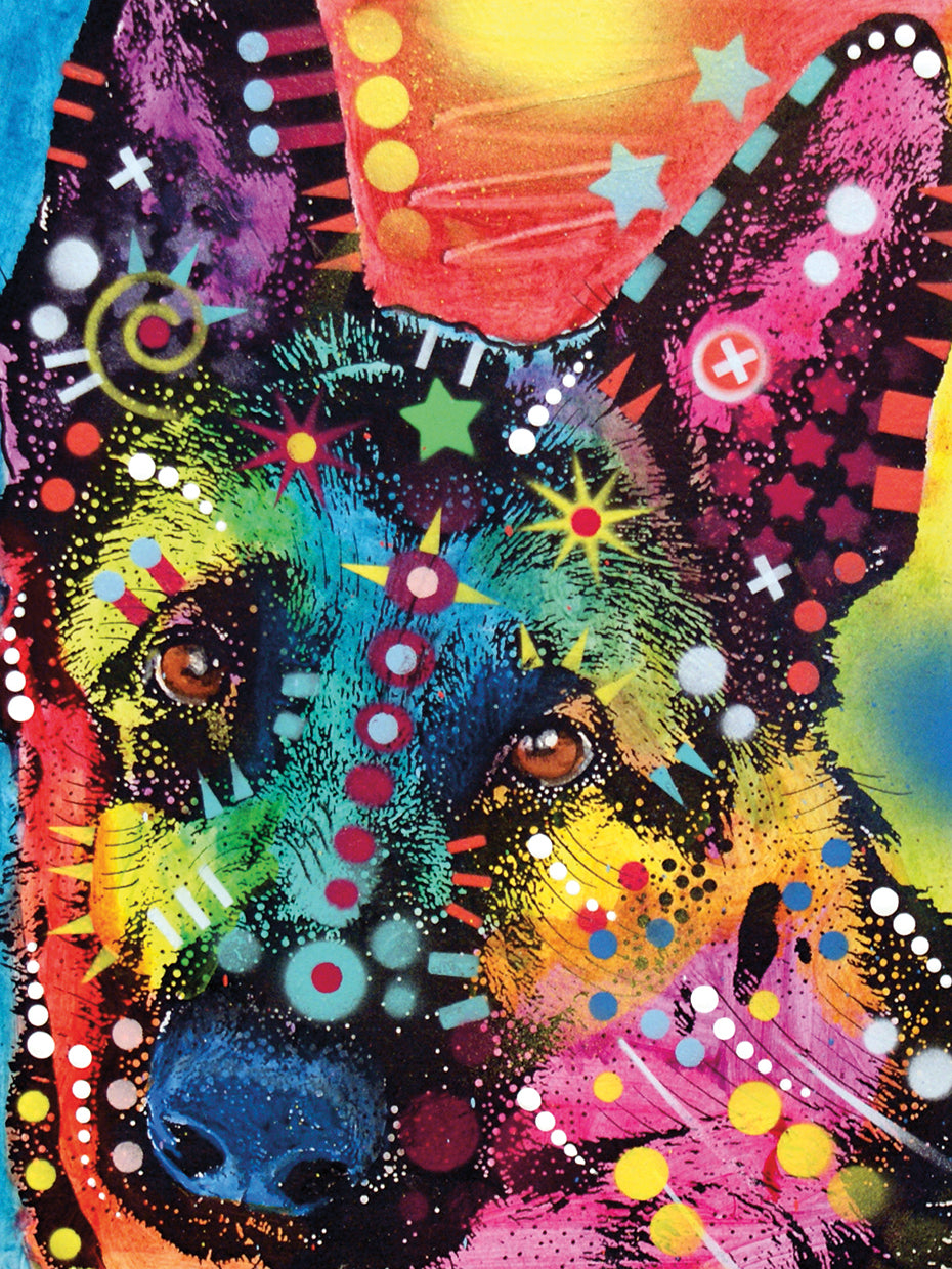 Shep by Dean Russo - lowest price wall art work on large canvas & framed canvas prints