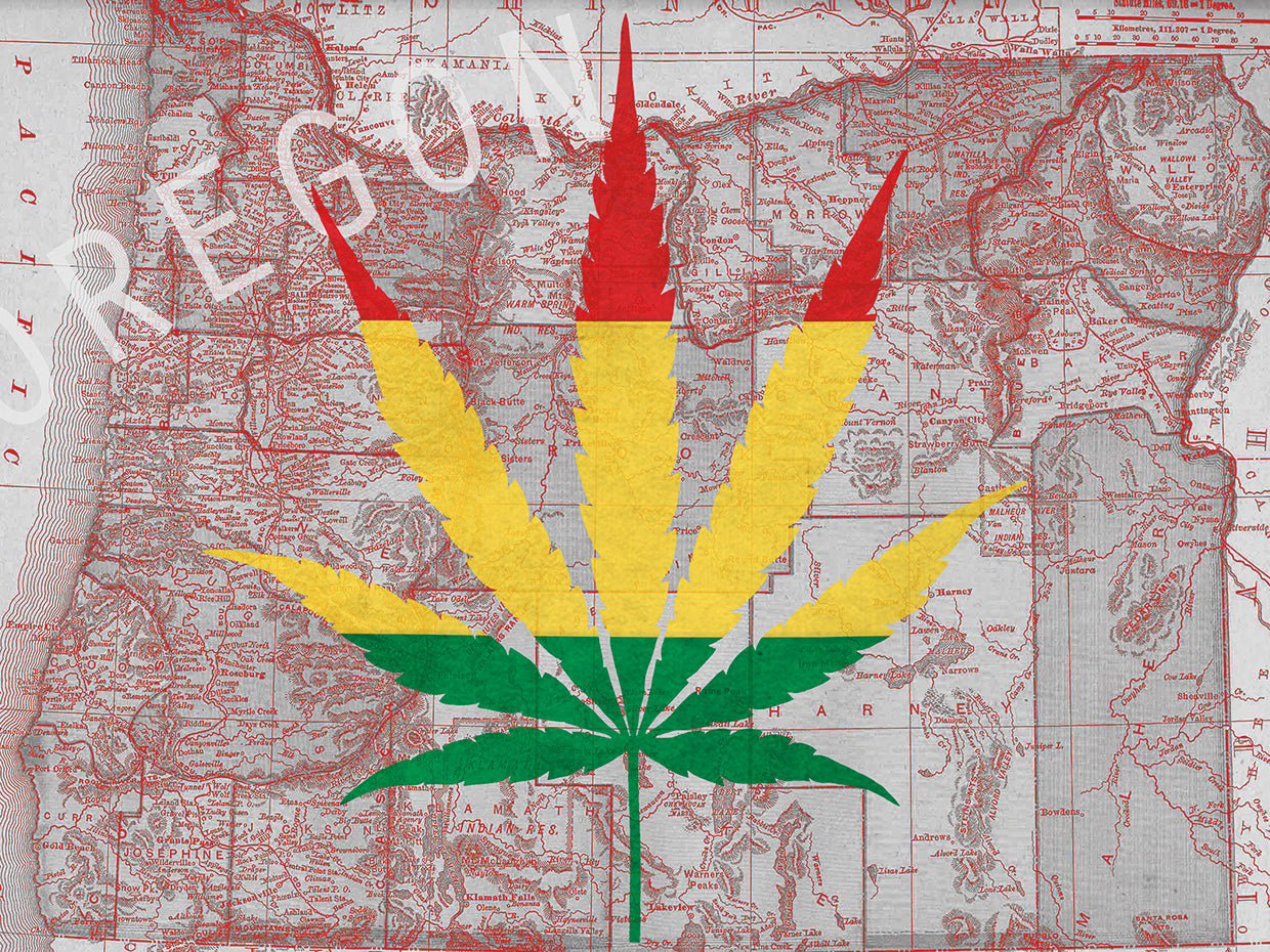 Legalizado IV: Arte en lienzo de Oregón