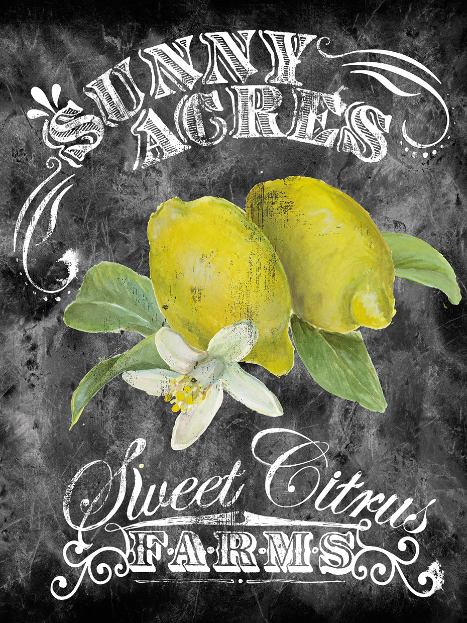 Arte de lienzo de acres soleados