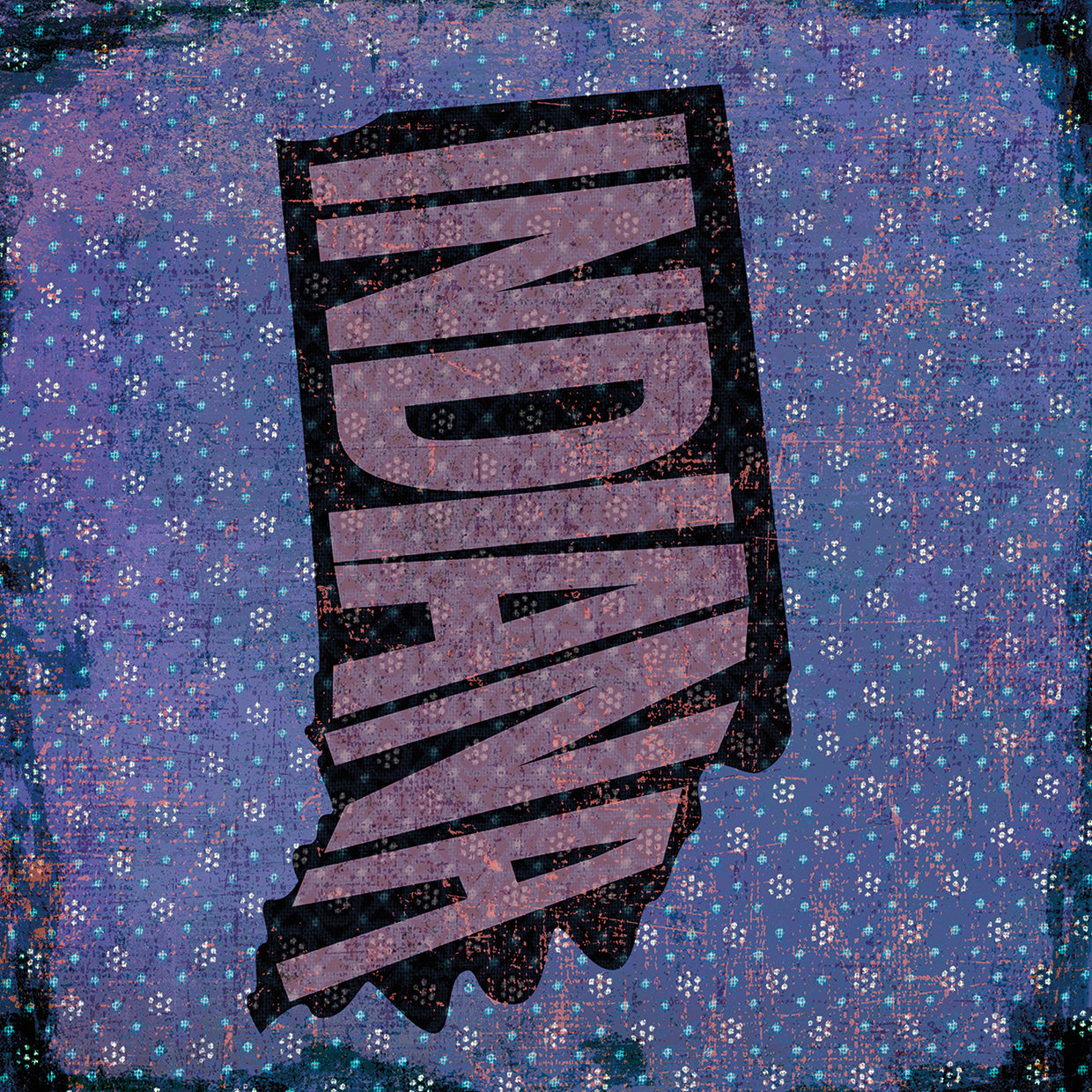 Arte de la lona de Indiana