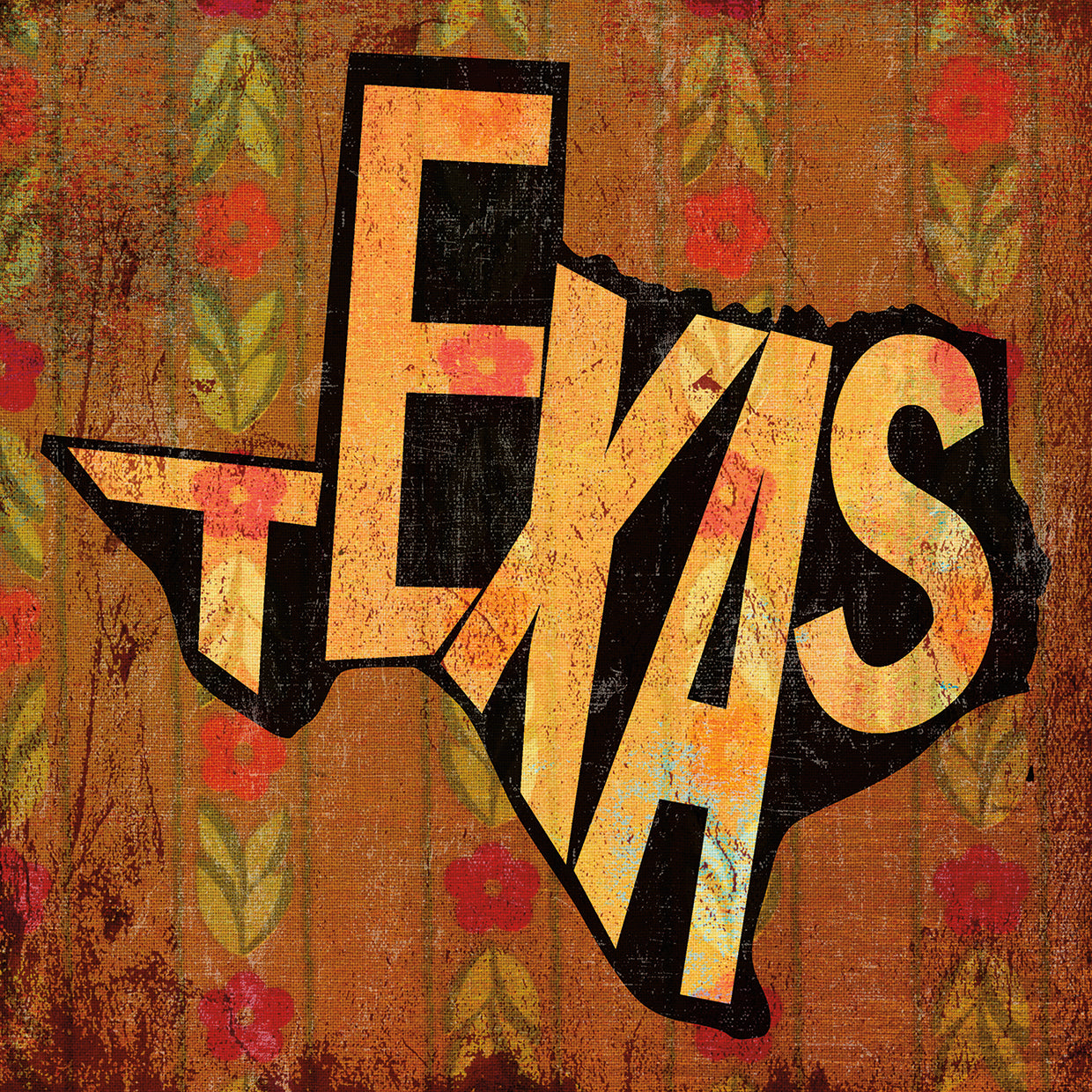 Arte de la lona de Texas