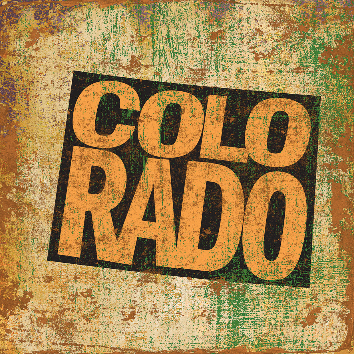 Arte de la lona de Colorado