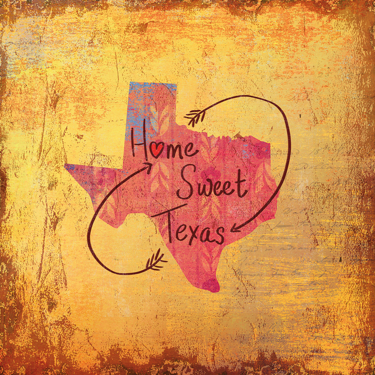 Dulce arte de la lona de Texas